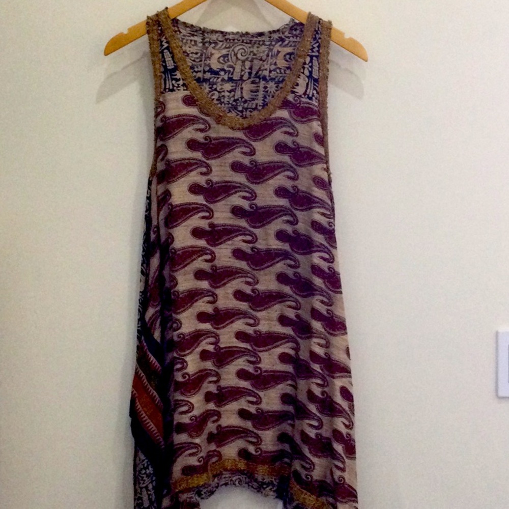 Raw silk swing top